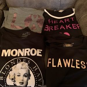 Torrid tshirts size 4 with 1 Lane Bryant size 22/24